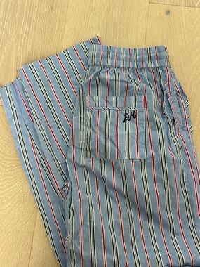 Striped Damson Madder Pants